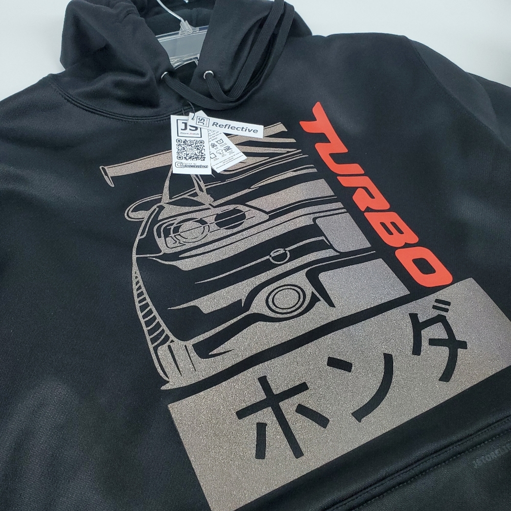 Reflective Car Turbo Sweatshirts & Hooded Urban Street Fans Car S2000